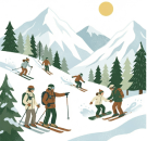 Инструкторы по горным лыжам и сноуборду, фрирайд